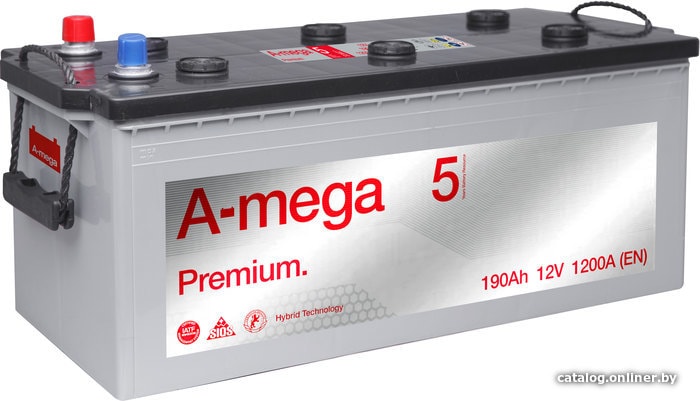 

Автомобильный аккумулятор A-mega Premium 6СТ-190-А3 (190 А·ч)