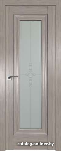 

Межкомнатная дверь ProfilDoors 24X 80x200 (орех пекан серебро/стекло узор матовое)