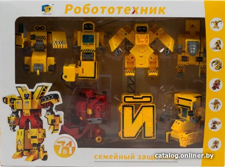 

Набор трансформеров Наша Игрушка Буква-спецтехника D622-H093