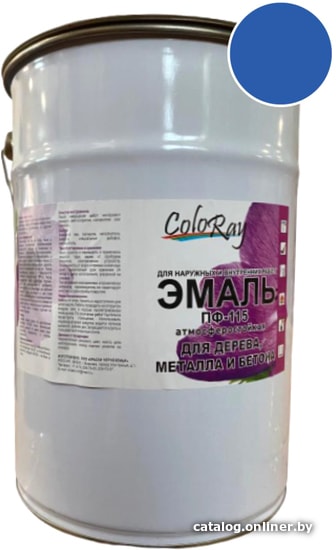 

Эмаль ColoRay ПФ-115 синий (6 кг)