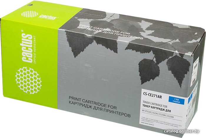 

Картридж CACTUS CS-CE271AR (аналог HP 650A (CE271A))