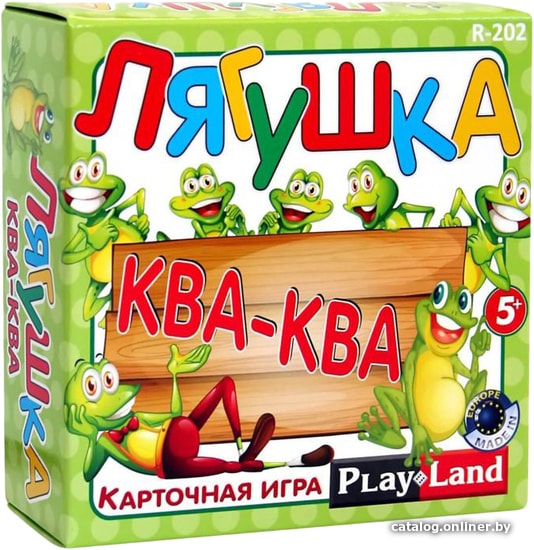 

Настольная игра Play Land Лягушка Ква-Ква R-202