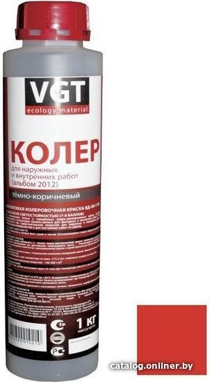 

Колеровочная краска VGT ВД-АК-1180 2012 1 кг (малиново-красный)