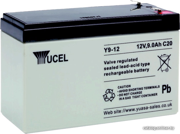 

Аккумулятор для ИБП Yucel Y9-12 (12В/9 А·ч)