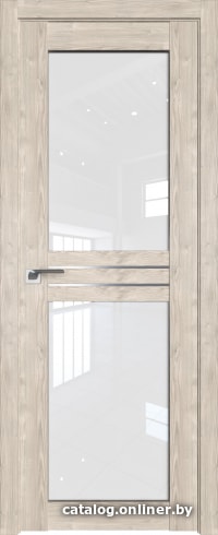 

Межкомнатная дверь ProfilDoors 2.56XN 90x200 (каштан светлый, стекло белый триплекс)