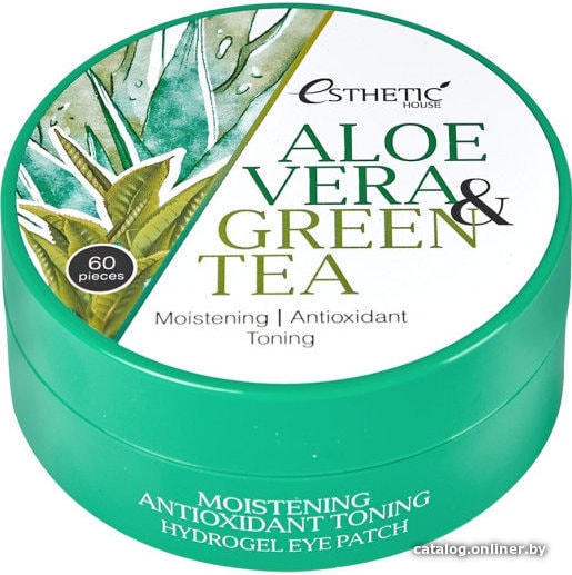 

Esthetic House Патчи Aloe Vera&Green Tea Hydrogel Eye Patch 60 шт