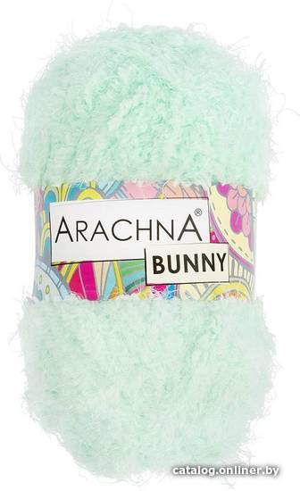 

Набор пряжи для вязания Arachna Bunny 100 г 110 м №77 (2 мотка, светло-ментоловый)
