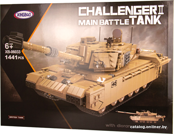 

Конструктор XingBao XB-06033 Британский танк Challenger II