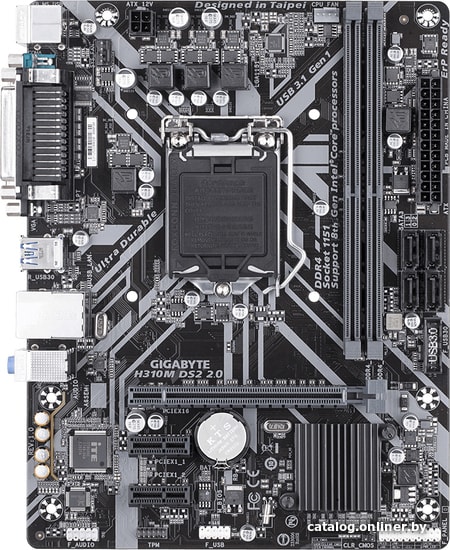 

Материнская плата Gigabyte H310M DS2 2.0 (rev. 1.0)