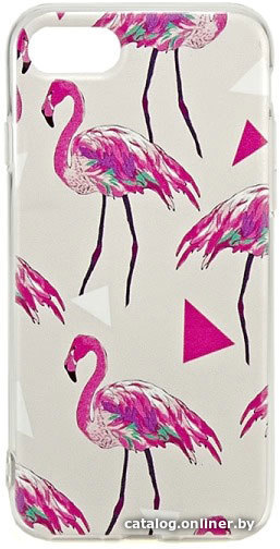 

Чехол для телефона Case Print для Apple iPhone 7/8 (фламинго)