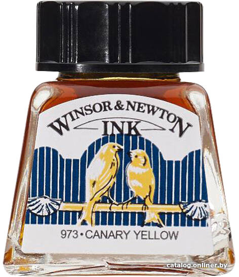 

Тушь художественная Winsor & Newton 1005123 (14 мл, желтый канареечный)