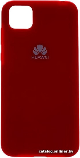 

Чехол для телефона EXPERTS Original Tpu для Huawei Y5p с LOGO (темно-красный)