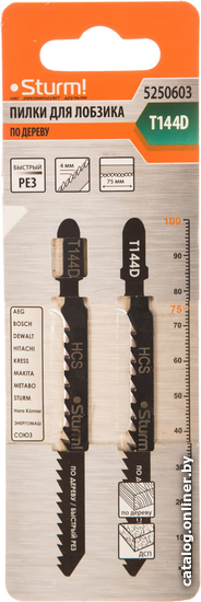 

Набор пильных полотен Sturm T144D 5250603