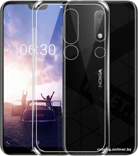 

Чехол для телефона KST для Nokia 6.1 Plus (X6) 2018 (прозрачный)