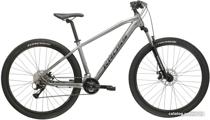 

Велосипед Kross Hexagon 3.0 27.5 M/17" 2024 (серый/темно-синий глянцевый)