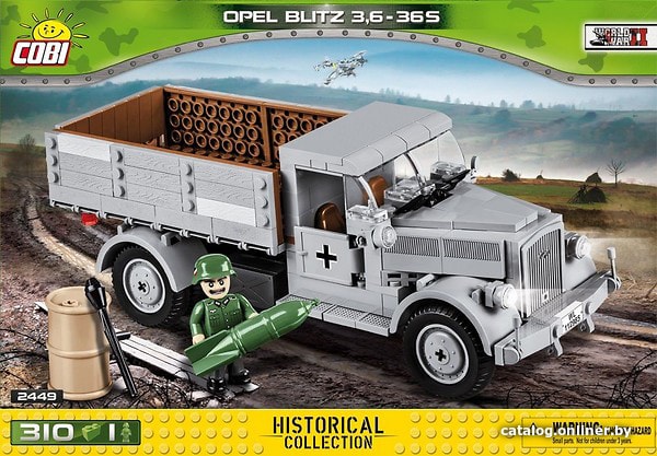 

Конструктор Cobi World War II 2449A Opel Blitz 3,6-36S