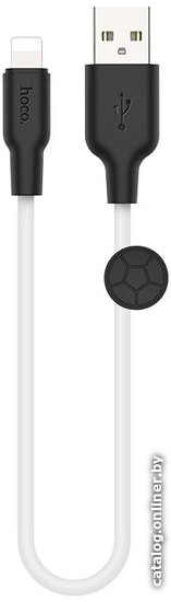 

Кабель Hoco X21 Plus USB - Lightning (0.25 м, белый)