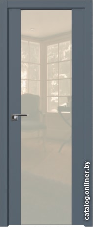 

Межкомнатная дверь ProfilDoors 110U 80x200 (антрацит, стекло lacobel перламутровый лак)