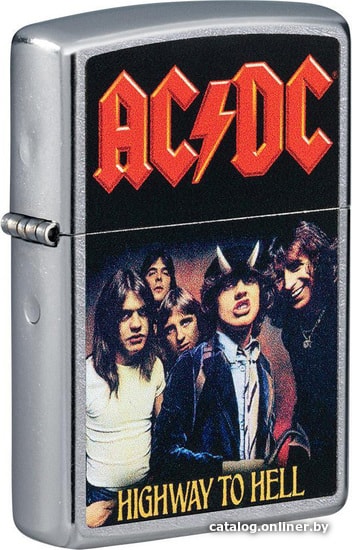 

Зажигалка Zippo Street Chrome AC/DC 49235