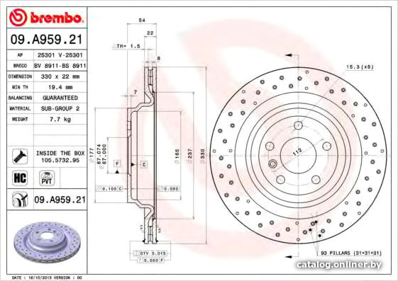 

Brembo 09A95921