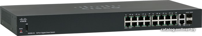 

Настраиваемый коммутатор Cisco SG250-18
