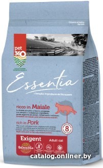 

Сухой корм для кошек Pet360 Essentia Exigent Adult со свининой 105002 (1.5 кг)