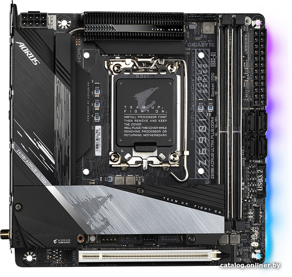 

Материнская плата Gigabyte Z690I Aorus Ultra Plus DDR4 (rev. 1.0)