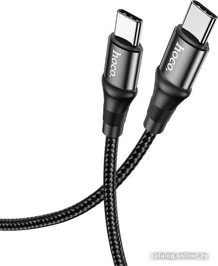 

Кабель Hoco X50 USB Type-C - USB Type-C (2 м, черный)