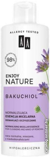 

AA Эссенция для лица Enjoy Nature Бакучиол Нормализующая мицеллярная (400 мл)