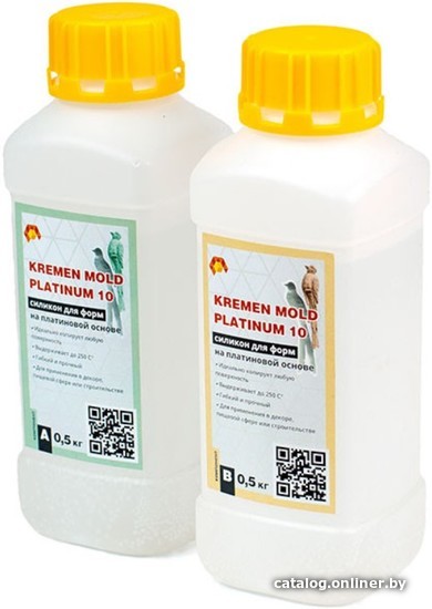 

Силикон для форм Kremen Mold Platinum 10 (1 кг)