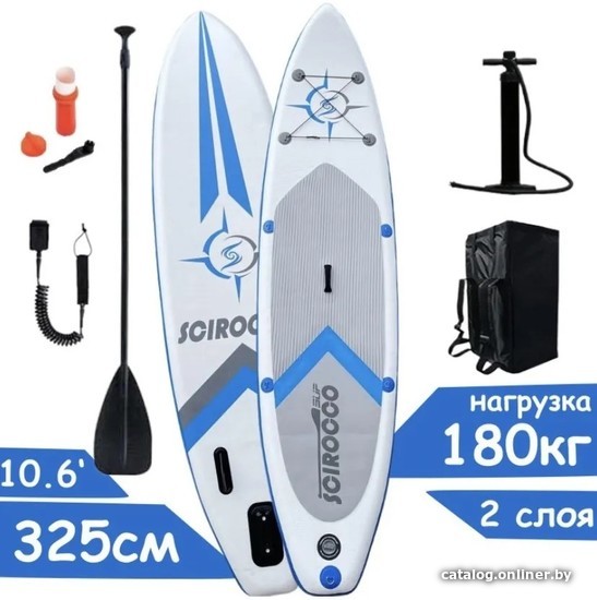 

Сапборд JS Board SCIROCCO BLUE 10.6 полный комплект
