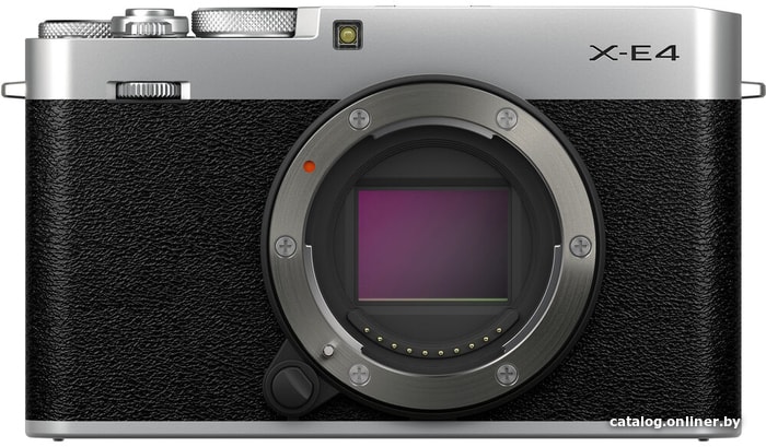 

Беззеркальный фотоаппарат Fujifilm X-E4 Body (серебристый)
