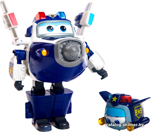 

Трансформер Super Wings Заряженный Пол и Супер питомец Пол EU750425