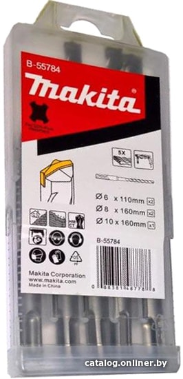 

Набор буров Makita B-55784 (5 предметов)