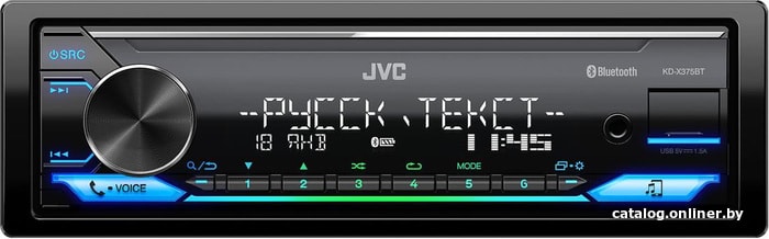

USB-магнитола JVC KD-X375BT