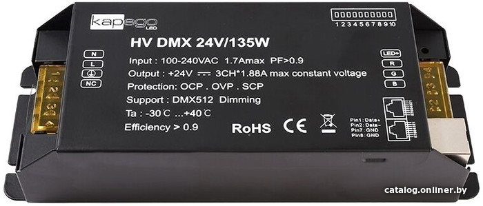 

Блок питания Deko-Light HV DMX 24V/135W 843275