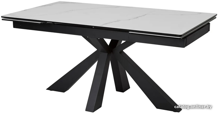 

Кухонный стол M-City Alezio 160 Bianco TL-45 DECDF189TTL45BLCK (белый мрамор матовый/испанская керамика/черный)