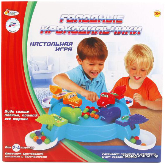 

Детская настольная игра Играем вместе Голодные крокодильчики B1185806-R