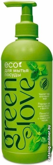 

Средство для мытья посуды Green Love экологичное свежая мята 500 мл