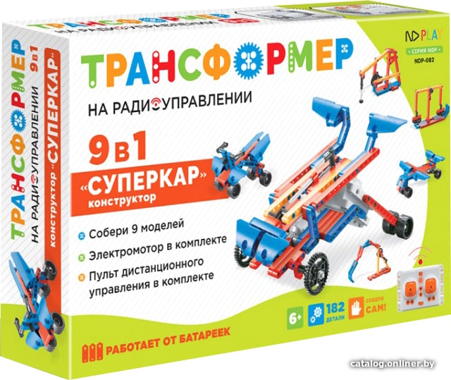 

Конструктор ND Play Суперкар 9 в 1