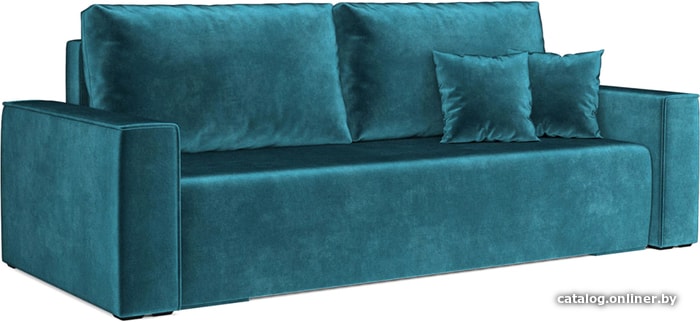 

Диван Мебель-АРС Манхэттен (вельвет, сине-зеленый star velvet 43 black green)