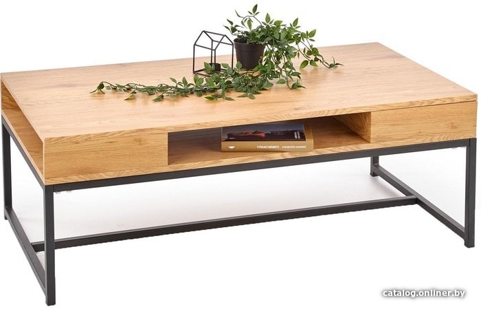 

Журнальный столик Halmar Adelle 110x60 (дуб золотой/черный)