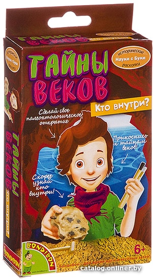 

Набор для опытов Bondibon Науки с Буки Тайны веков ВВ2649