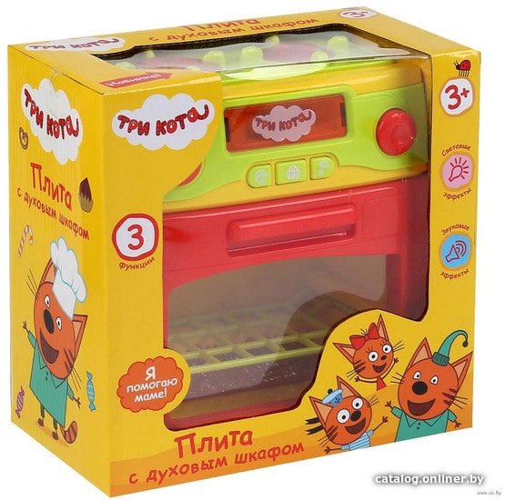 

Кухонная плита игрушечная Играем вместе Три кота B1419392-R