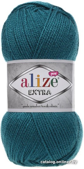 

Пряжа для вязания Alize Extra 100% акрил 212 (220 м, петроль)