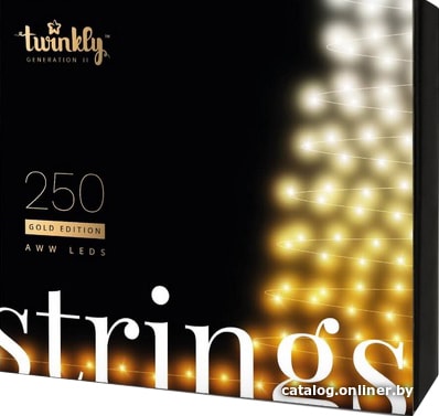 

Гирлянда Twinkly Strings 250 LEDs Gold Edition