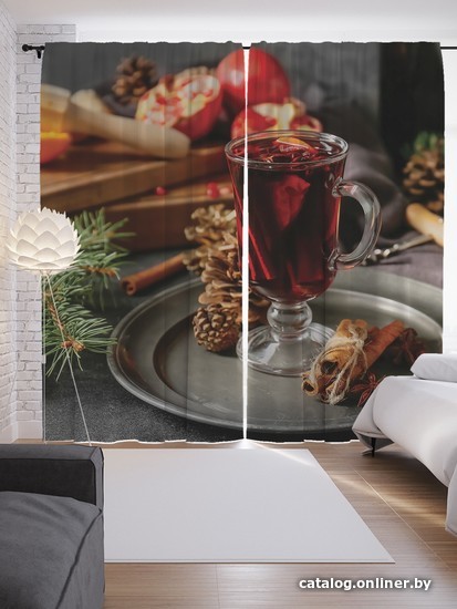 

Комплект штор JoyArty Стаканчик глинтвейна 1.45x2.65 м p_380844_145x265 (2 шт)