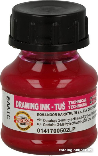 

Тушь художественная Koh-i-Noor Hardtmuth 0141700502LP (20 г, фуксия)