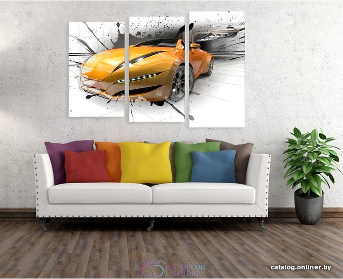 

Модульная картина Citydecor Транспорт 16.36 77x117 см
