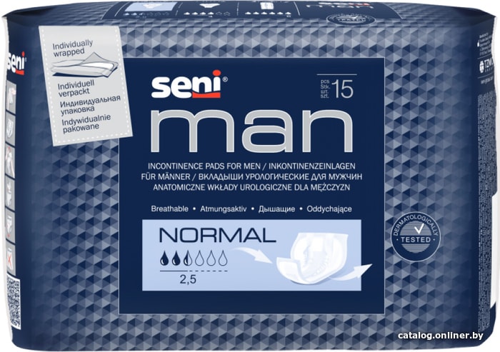 

Урологические прокладки Seni Man Normal (15 шт)